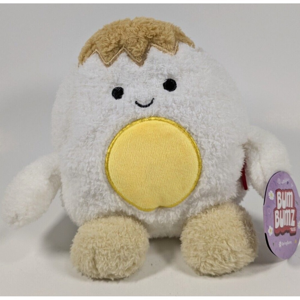 Bum Bumz By RUSS Ethan The Egg SpringBumz 2024 7.5" Plush New w/ Tag Easter